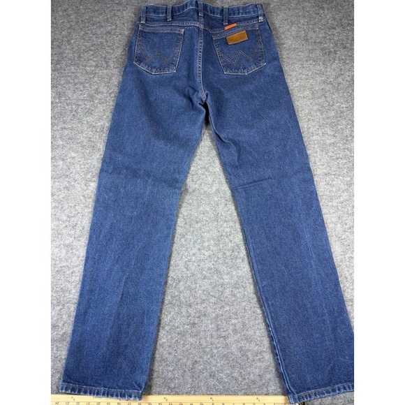 Wrangler FR Jeans Men 32x36 Blue Flame Resistant Relaxed Straight Leg FR13MWZ - Picture 5 of 7